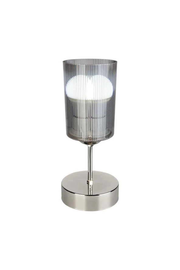 Modelight Nera Abajur Gümüş/füme - Resim 4