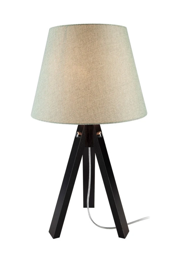 Modelight Siyah Ayak Yeşil Şapka Deko Abajur - Resim 2