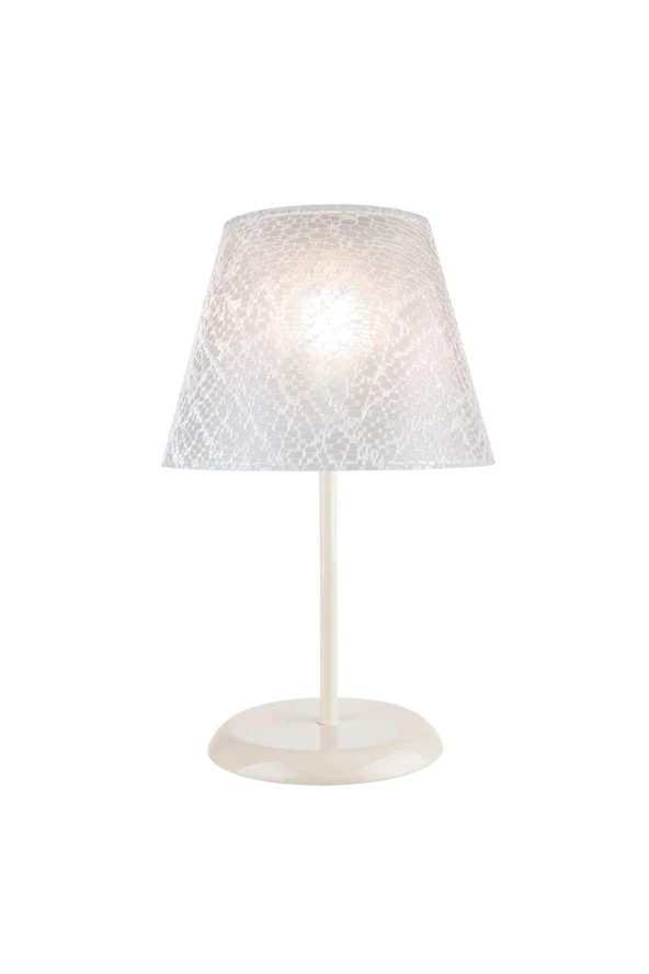 Modelight Sarah Abajur Krem Ayak / Beyaz File Şapka - Resim 4