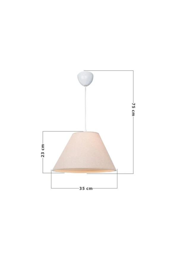 Modelight 35'Lik Kumaş Sarkıt Trıa Pudra - Resim 2