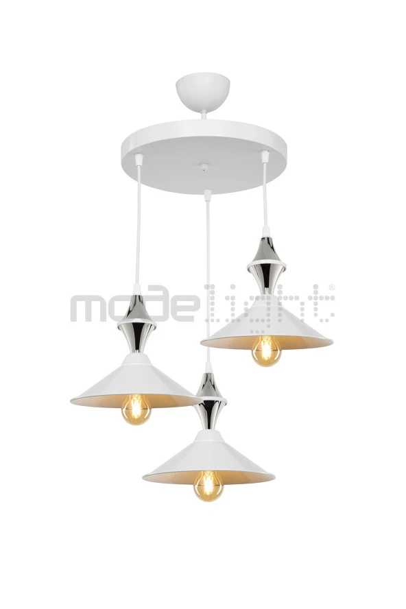 Modelight Akses Karo / Krom 3lü Maya Sarkıt ürün görseli