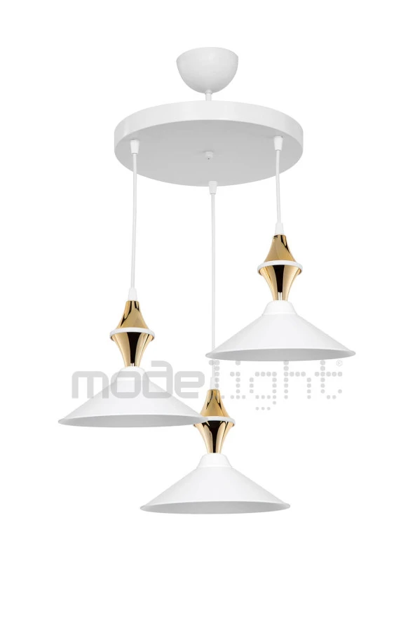 Modelight Akses Karo / Krom 3lü Maya Sarkıt - Resim 2