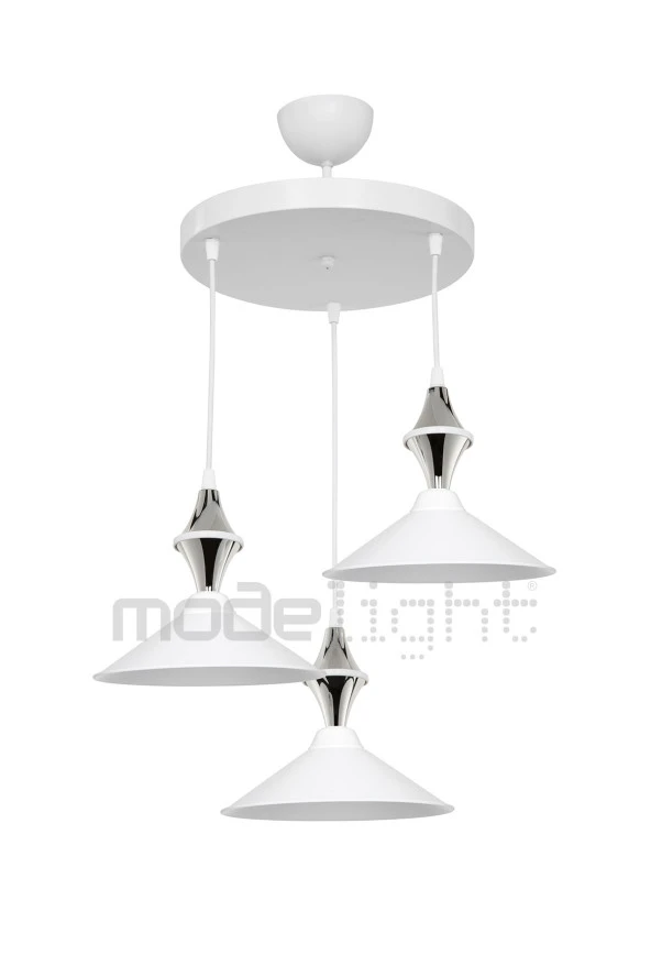 Modelight Akses Karo / Krom 3lü Maya Sarkıt - Resim 2