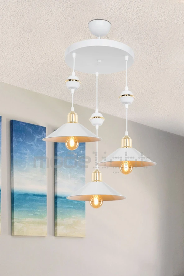 Modelight Akses Karo / Krom 3lü Maya Sarkıt ürün görseli