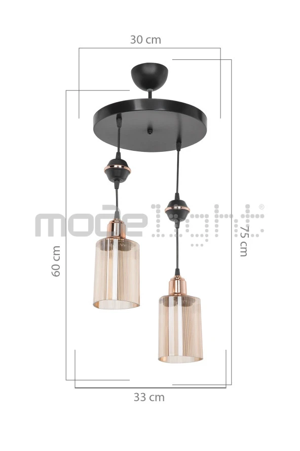 Modelight Akses Küre 2li Optik Camlı - Resim 4