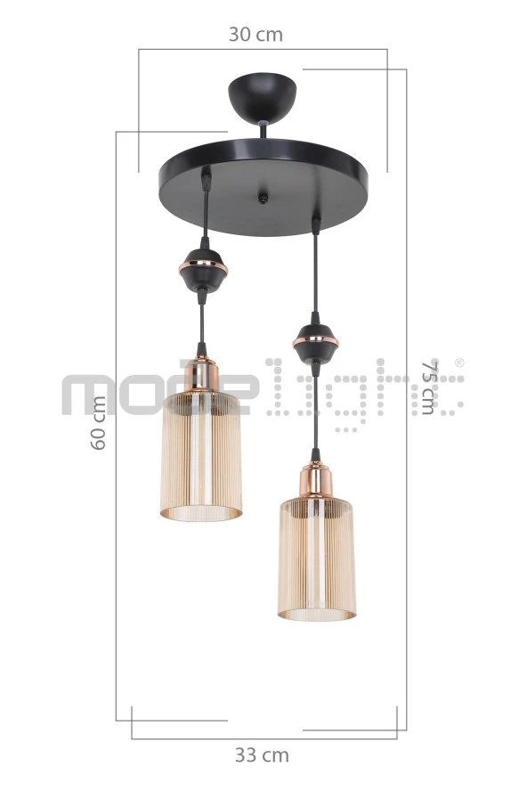 Modelight Akses Küre 2li Optik Camlı - Resim 4