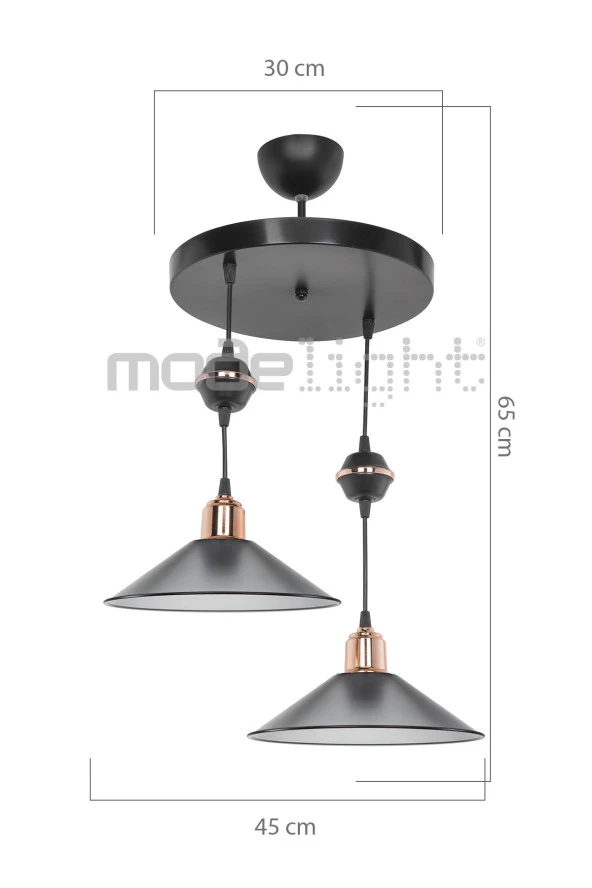 Modelight Akses Küre /karo 2li Maya Sarkıt - Resim 2