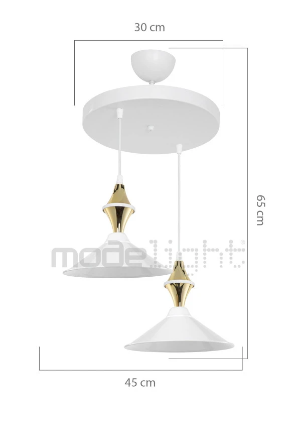 Modelight Akses Küre /karo 2li Maya Sarkıt - Resim 3