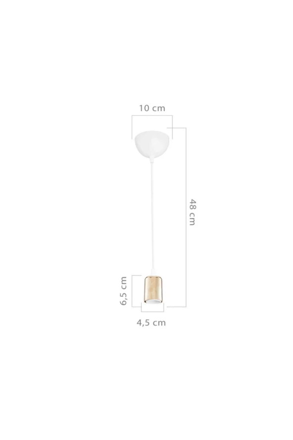 Modelight Dekoratif Tesisat Beyaz-gold - Resim 4