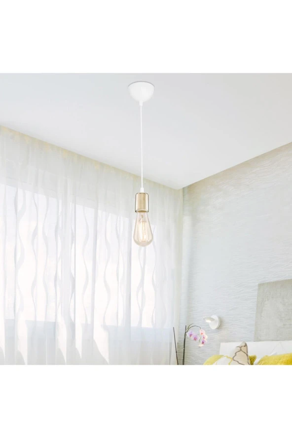 Modelight Dekoratif Tesisat Beyaz-gold ürün görseli