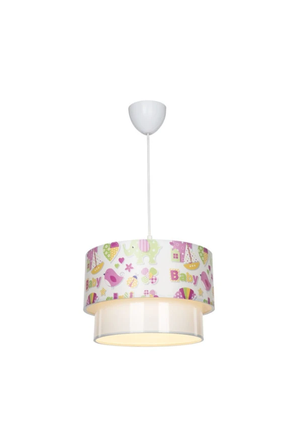 Modelight Deko Sarkıt Pembe Baby Bebek Çocuk Oda Aydınlatma - Resim 4