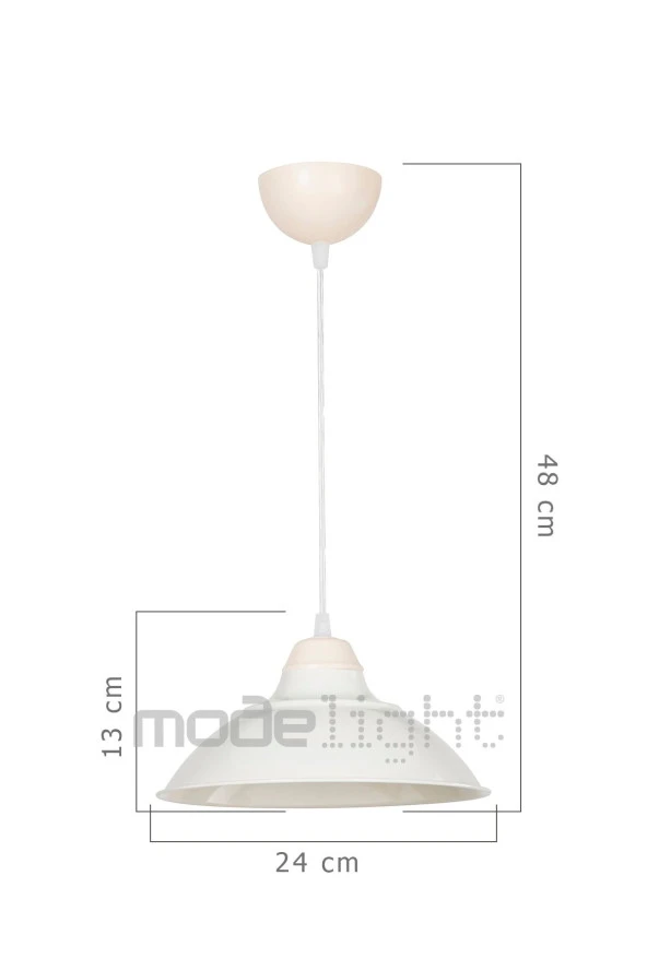 Modelight Doha Metal Sarkıt Krem - Resim 4