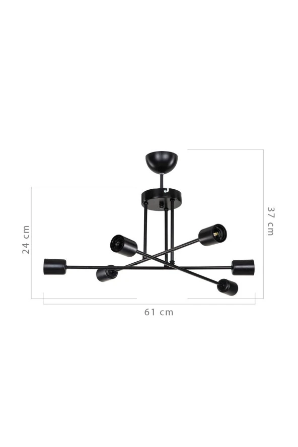 Modelight Eksen 6lı Avize - Resim 4