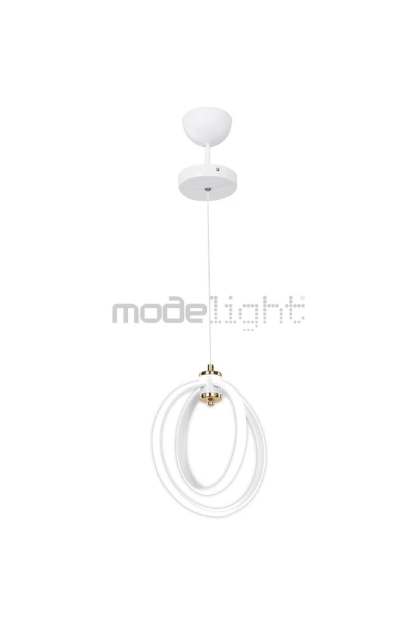 Modelight Felicia Tekli Led Avize Beyaz - Resim 2