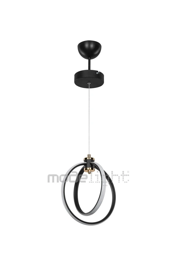 Modelight Felicia Tekli Led Avize Siyah - Resim 3