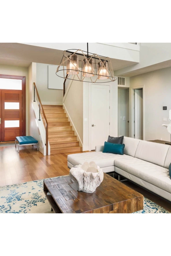 Modelight Gezegen 3Lü Optik Bal Camlı Avizeasz.0986 - Resim 3