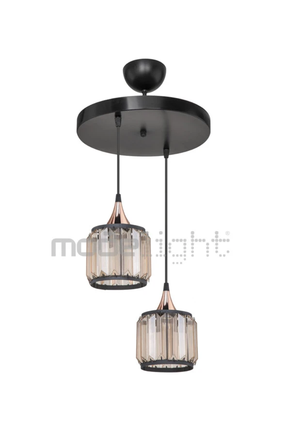 Modelight Haliç 2li Çember Siyah / Bakır ürün görseli