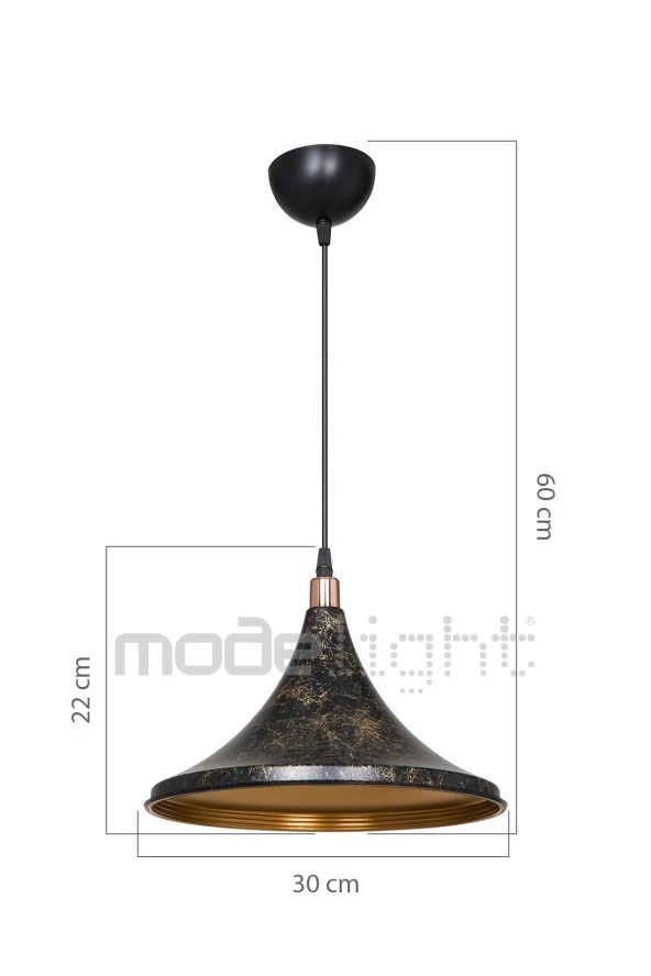 Modelight Kalyon Sarkıt Siyah - Resim 3