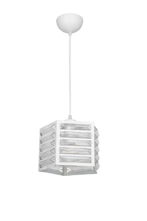 Modelight Kuzey Tekli Beşgen Beyaz Sarkıt - Resim 3