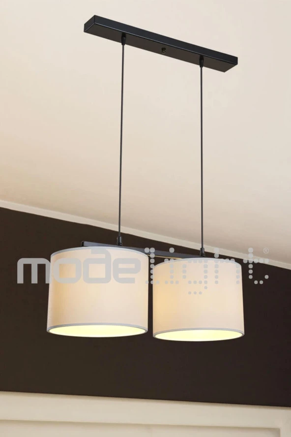 Modelight Medusa Beyaz 2li Sıralı Avize
