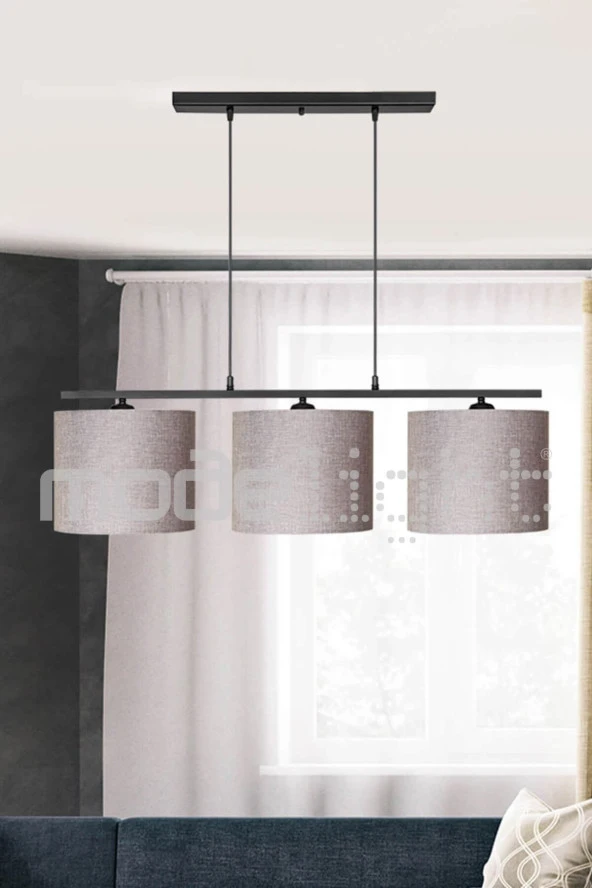 Modelight Medusa 3lü Sıralı Avize Kumbeji