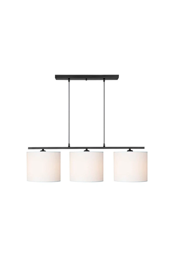 Modelight Medusa 3lü Sıralı Avize Beyaz ürün görseli