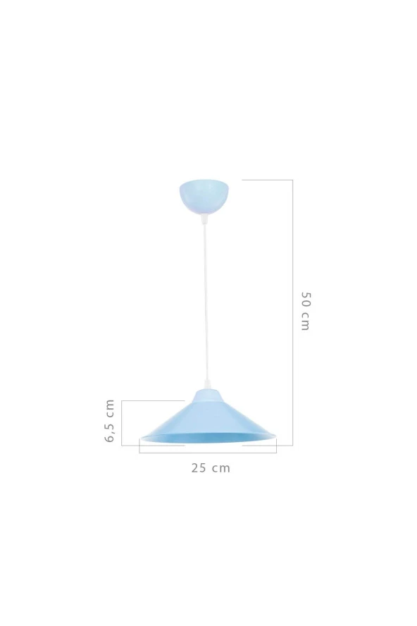 Modelight Maya Tekli Sarkıt Mavi - Resim 2