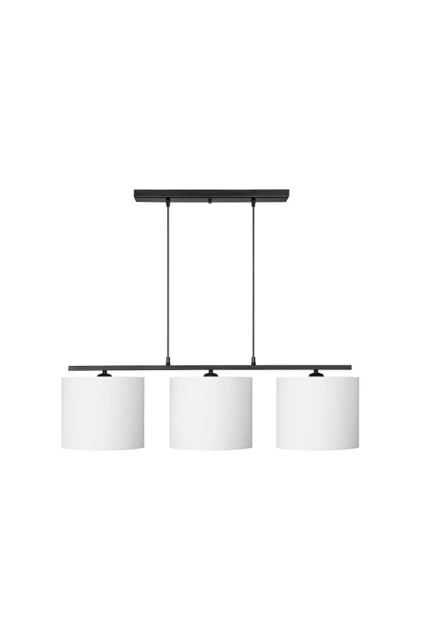 Modelight Medusa 3lü Sıralı Avize Beyaz - Resim 2