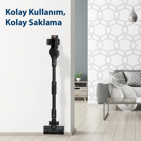 Blaupunkt A25T Şarjlı Vacumaster Kablosuz Dikey Süpürge 300W Siyah - 8
