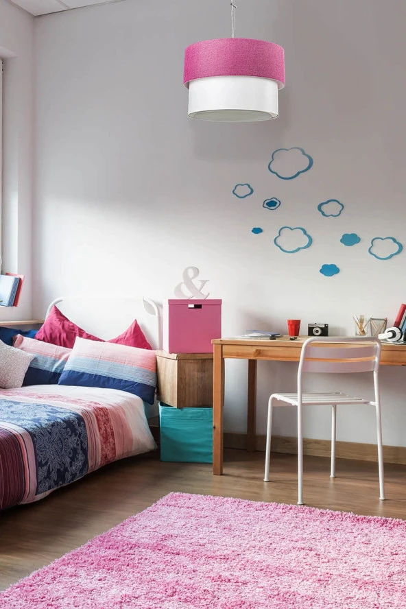 Modelight Monte 2li Pembe Avize - Resim 3