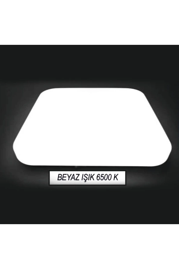 Modelight Modern 24w Kare Led Tavan Armatürü Beyaz - 2