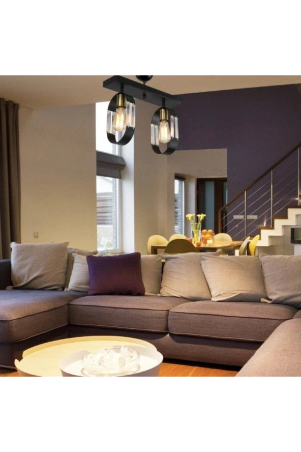 Modelight Nova 2Li Sıralı Avize (Plafonyer) - Resim 3