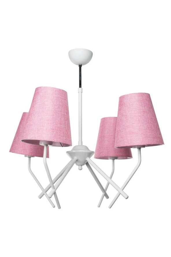 Modelight Örümcek 4'Lü Beyaz Avize - Resim 2