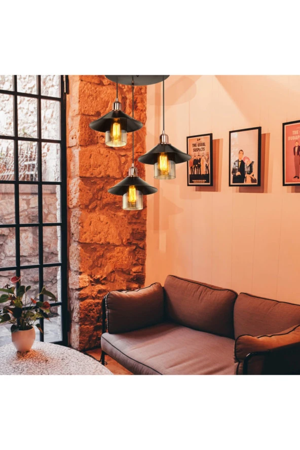 Modelight Patnos 3lü Çember Avize - Resim 3