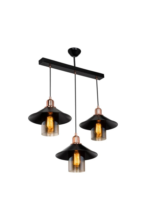 Modelight Patnos 3lü Sıralı Avize - Resim 4