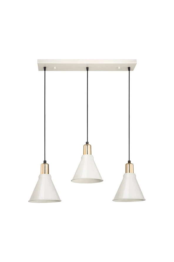 Modelight Porto 3'lü Sıralıavize Krem - Resim 3