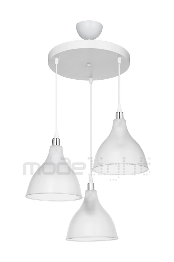 Modelight RONDA 3LÜ ÇEMBER SARKIT ŞEFFAF SALON-OTURMA ODASI-ÇOCUK ODASI-YATAK ODASI-YEMEK ODASI-ANTRE-MUTFAK - Resim 3