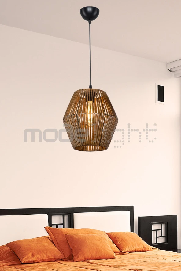 Modelight Rüya Altıgen Sarkıt Kahve/salon-oturma Odası-çocuk Odası-yemek Odası-mutfak-antre-hol