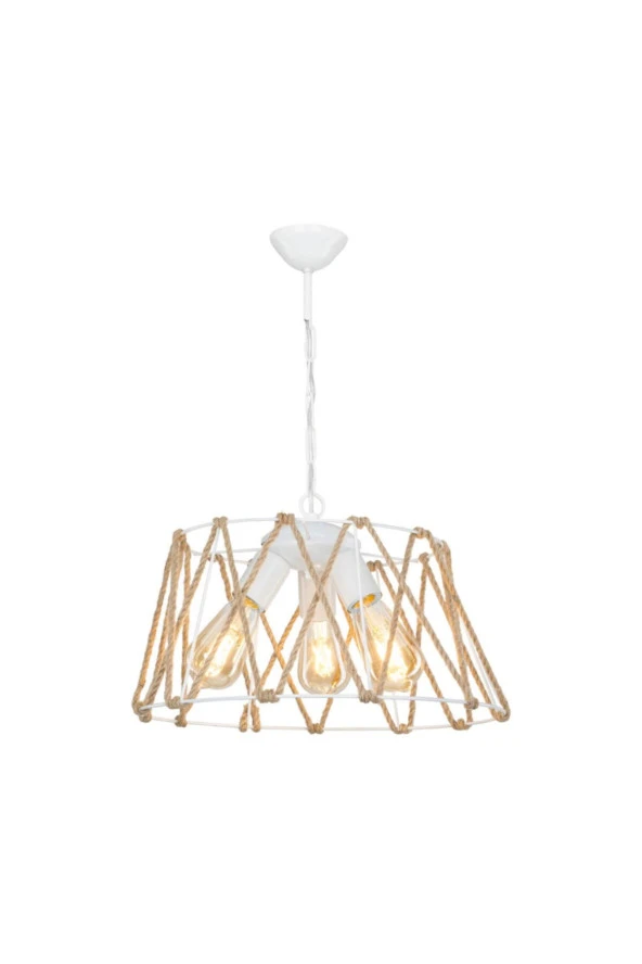 Modelight Selva 3lü Sarkıt Beyaz-asz.1030 - Resim 2