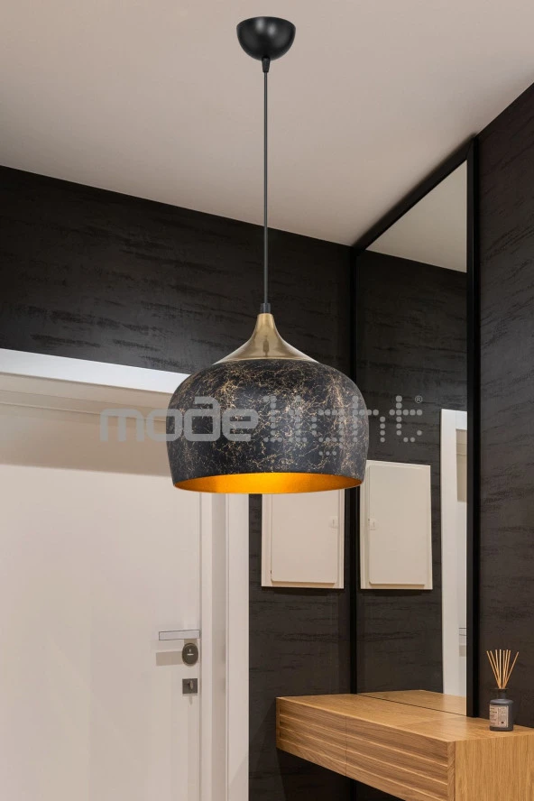 Modelight Sante Metal Sarkıt Siyah - Resim 4