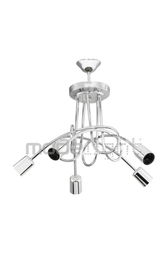 Modelight Sardala 5li Krom Avize - Resim 2