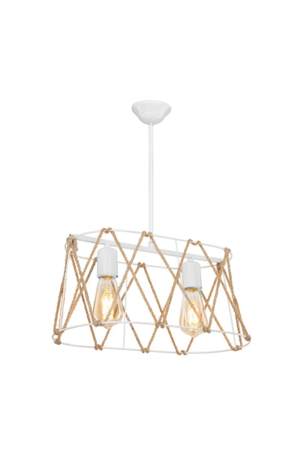 Modelight Selva 2li Sıralı Sarkıt Beyaz-asz.1031 - Resim 2