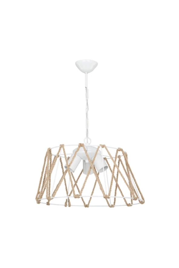 Modelight Selva 3lü Sarkıt Beyaz-asz.1030 - Resim 3