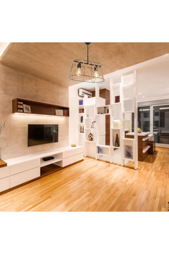 Modelight Selva 2li Sıralı Halatlı Avize Siyah-asz.1028 - Resim 3