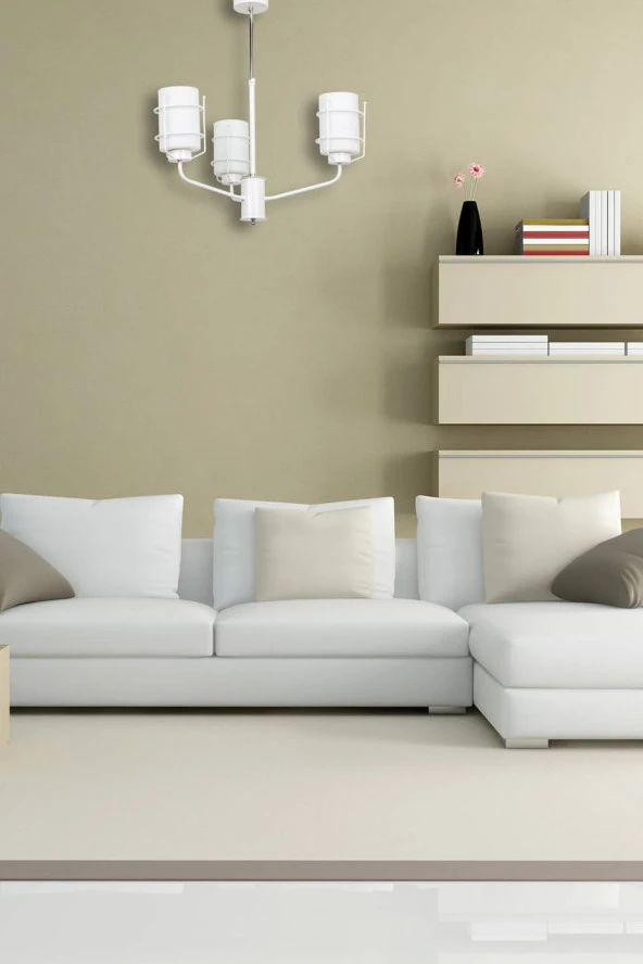 Modelight Soley 3'Lü Avize Beyaz Mdl.2808 - Resim 2