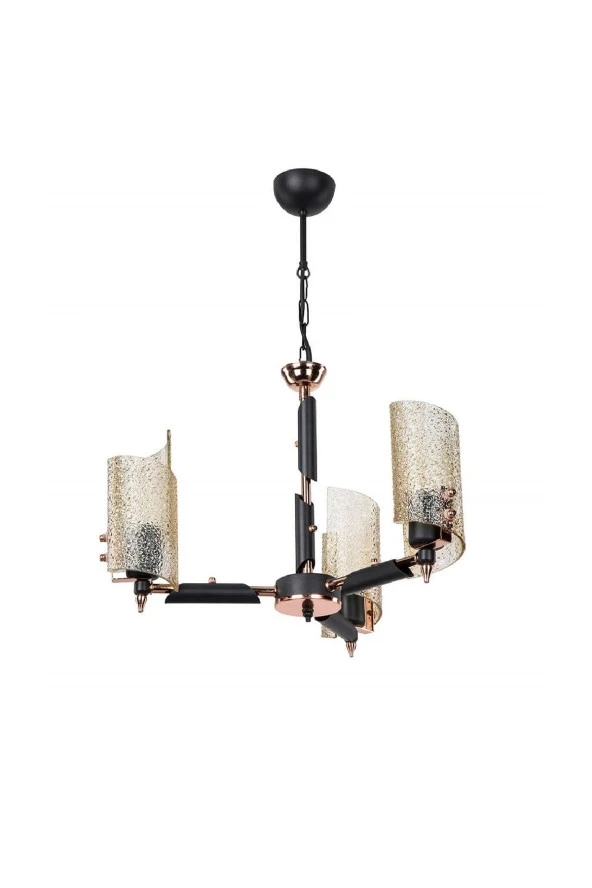 Modelight Silva 3’Lü Bal Cam Avize - Resim 3