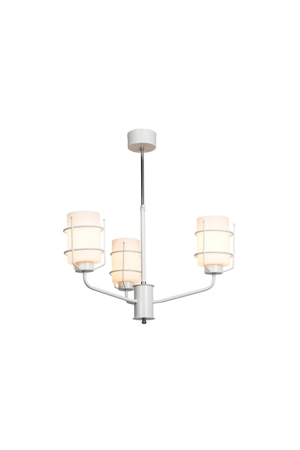 Modelight Soley 3'Lü Avize Beyaz Mdl.2808 - Resim 3