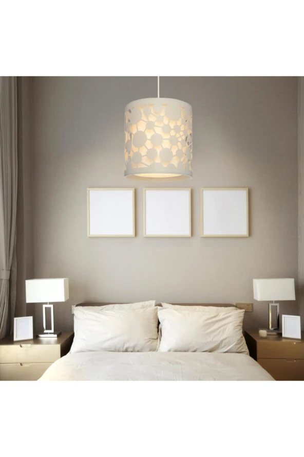 Modelight Sümer Tekli Sarkıt Krem - Resim 3