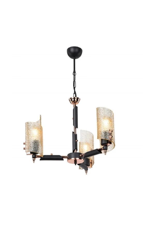 Modelight Silva 3’Lü Bal Cam Avize - Resim 2