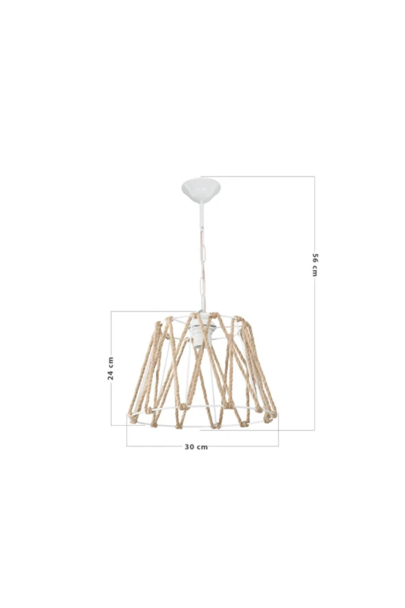 Modelight Selva Tekli Sarkıt Beyaz-asz.1029 - 4